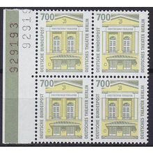 GERMANY BUND [1993] MiNr 1691 4er ( **/mnh ) [01] Sehenswürdigkeiten