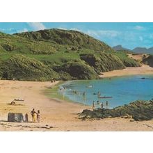 Clachtoll Bay Bech Games Lochinver Sutherland Postcard