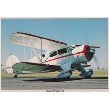 Waco YKC-S Plane Aircraft Postcard