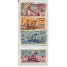 Somali Coast Stamps Scott #257//263, Used