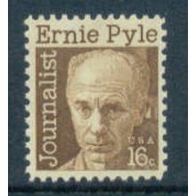 1398 16c Ernest Pyle Fine MNH MA0450