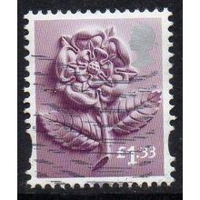 GB 2015 - England - Tudor Rose £1.33 Used