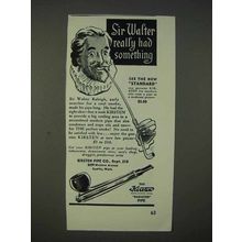 1940 Kirsten Standard Radiator Pipe Ad - Walter Raleigh