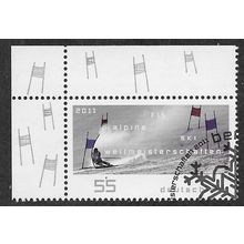 GER 2011 €0.55 'ALPINE SKI CHAMPIONSHIPS' (CORNER MARGIN FINE USED (EBID54-037)