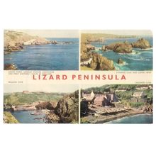 multiview, LIZARD PENINSULA, CORNWALL, unused vintage postcard Jarrold. c.1959 =