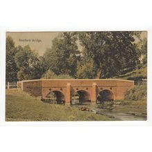 Shotford Bridge Harleston Postcard 1918 Norfolk Local Publisher Cann