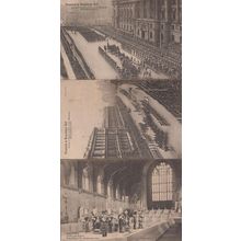 Procession Proceeding To Westminster Hall King Edward VII 3x Old Royal Postcard