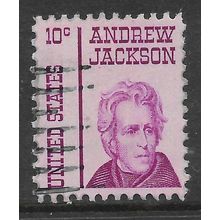 USA 1967 10c PURPLE ANDREW JACKSON SG 1268 FINE USED#