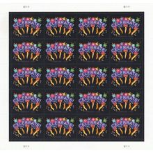 2015 Neon Celebrate Sheet of 20 Current Rate Postage Stamps Scott 5019