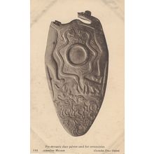 Pre Dynastic Slate Palette For Egyptian Ceremony Old Postcard