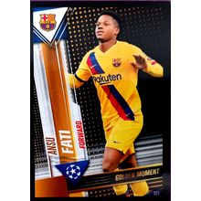 MATCH ATTAX 101 2019-2020 ANSU FATI FC BARCELONA S33 G33 Sticker Card