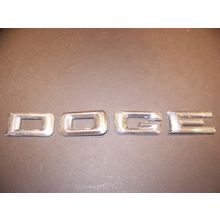 1974 75 76 77 78 DODGE VAN HOOD EMBLEMS OEM DOGE ONLY 3734516 - 3734518