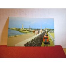 PROMENADE & MINIATURE RAILWAY, SOUTHSEA, HAMPSHIRE used postcard by Dixon 1970 =