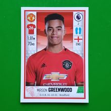 Mason Greenwood Rookie Sticker #397 Panini Premier League 2020 RC