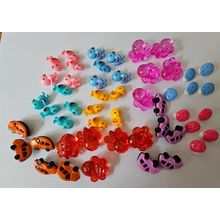 50 Shank Buttons 10 Designs with 5 of Each Design Animals, Cars Ducks etc