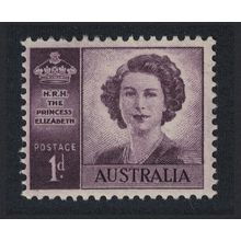 Australia Wedding of Princess Elizabeth Watermark unchecked 1947 MNH SG#222