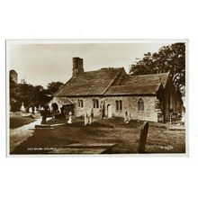 Heysham Church, Lancashire, RP Postcard.