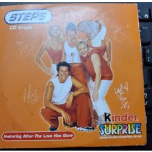 Steps CD Promo Kinder Surprise A 3 Track Single After The Love Has Gone