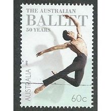 AUS 2012 60c '50TH ANN OF AUSTRALIAN BALLET' FINE USED (EBID36-748