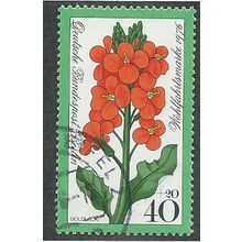 BERLIN -1976 40pf+20 'HUMANITARIAN FUNDS- GARDEN FLOWERS' FINE USED (EBID44-813)