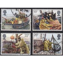 ENGLAND GREAT BRITAIN [1981] MiNr 0891-94 ( O/used ) Schiffe schön