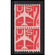 C61 7c Jet Airliner Fine MNH Pair PA0065