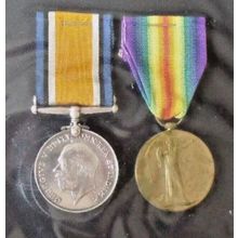 WORLD WAR ONE 1914- 1919 BRITISH WAR MEDAL & VICTORY 13 R.F. PS Prefix Martin