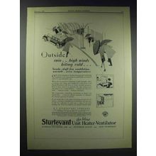 1929 Sturtevant Unit Heater-Ventilator Ad - Outside