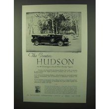 1929 Hudson Greater Hudson Car Ad - New Body Types