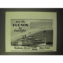 1929 Hudson River Day Line Cruise Ad - See by Daylight