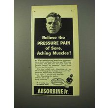 1951 Absorbine Jr. Ointment Ad - Relieve Pressure Pain