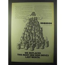 1971 CalComp Disk Drives Ad - Replaced IBM Drives