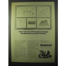 1971 CalComp Plotter Ad - Which Classic Drawings