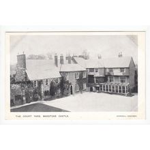 The Court Yard Maxstoke Castle near Coleshill Postcard Warwickshire Sidwell