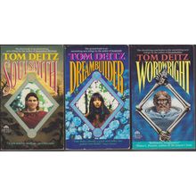 Soulsmith Trilogy, by Tom Deitz. 3 books. Soulsmith, Dreambuilder, Wordwright