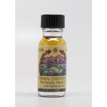 Patchouli Musk, Sun's Eye Herbal Blend Oils, 1/2 Ounce Bottle