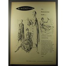 1954 B. Altman Robes By Flobert Ad - The polynesian look