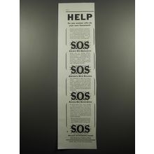 1933 S.O.S Magic Scouring Pads Ad - Help for you women who do your own housework