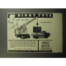1956 Dinky Toys Advertisement - Hoist away! Swing the load!