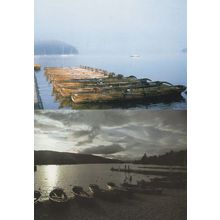 Bowness Rowing Boats & Storm Clouds Cumbria 2x Postcard s