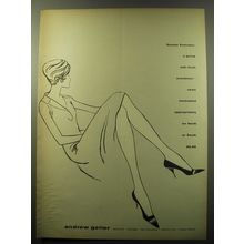 1960 Andrew Geller Double Entendre Shoes Advertisement