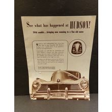 See What Has Happened at Hudson 1946 Models Sales Brochure