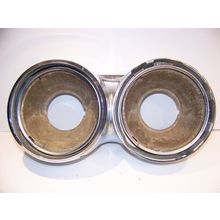 1963 OLDSMOBILE OLDS 88 HEADLIGHT BEZEL & BUCKETS OEM RH #5954096