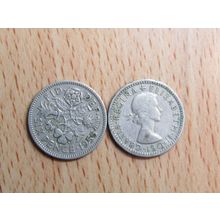 GB 1955 Elizebeth II Sixpence 6d Coin