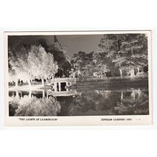 Jephson Gardens 1953 The Lights of Leamington Spa Postcard RP Warwickshire 1