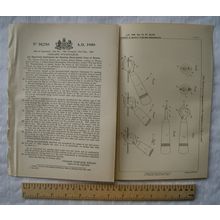 1890 Patent No. 16,710 opener sheet metal cans, Thos Newey & Sons, Birmingham