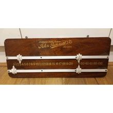 Vintage John Bennett & Co Billiard Snooker London Wooden score board scorer