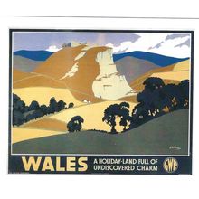 UK RAIL ADVERISING G.W.R, WALES CARD NO 10176000
