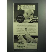 1944 Gerber's Baby Food Ad - Behind My Smile