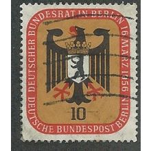 BERLIN -1955 10pf 'FEDERAL PARLIAMENT' FINE USED (EBID49-652)